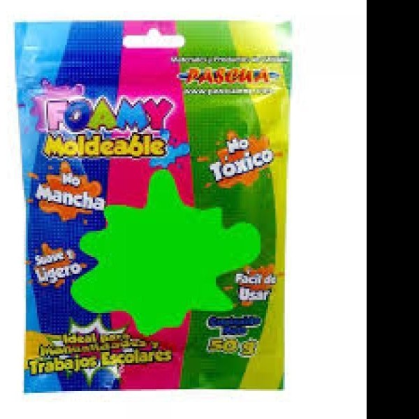 FOAMY MOLDEABLE 50G. VERDE LIMON E.10 C.200